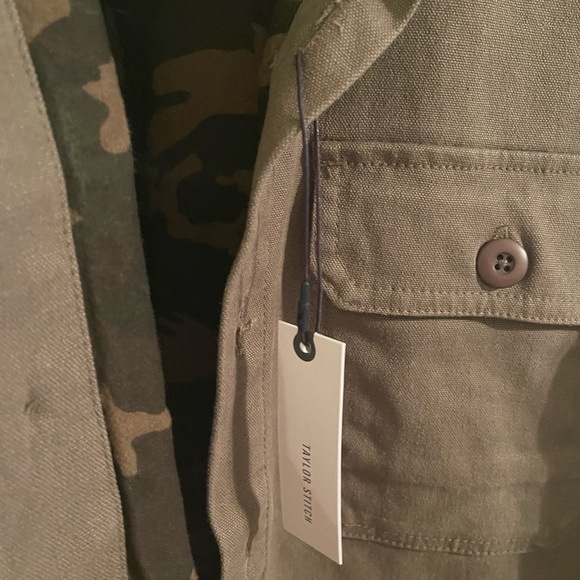 Taylor stitch shop shirt size 38 Army Green - Picture 11 of 16